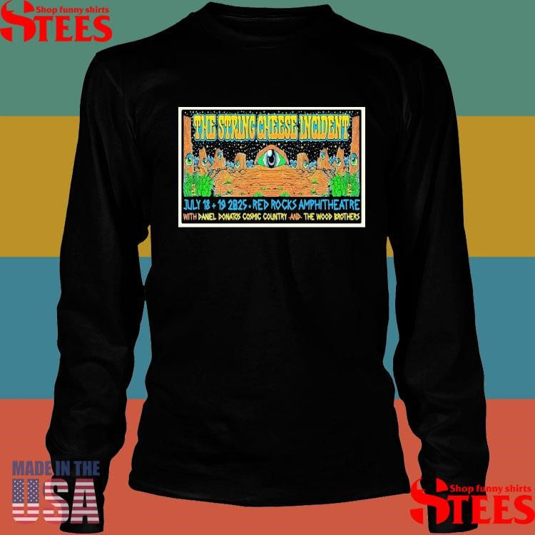 The String Cheese Incident Red Rocks Amphitheatre Morrison, Colorado July 18-19 2025 T-shirt