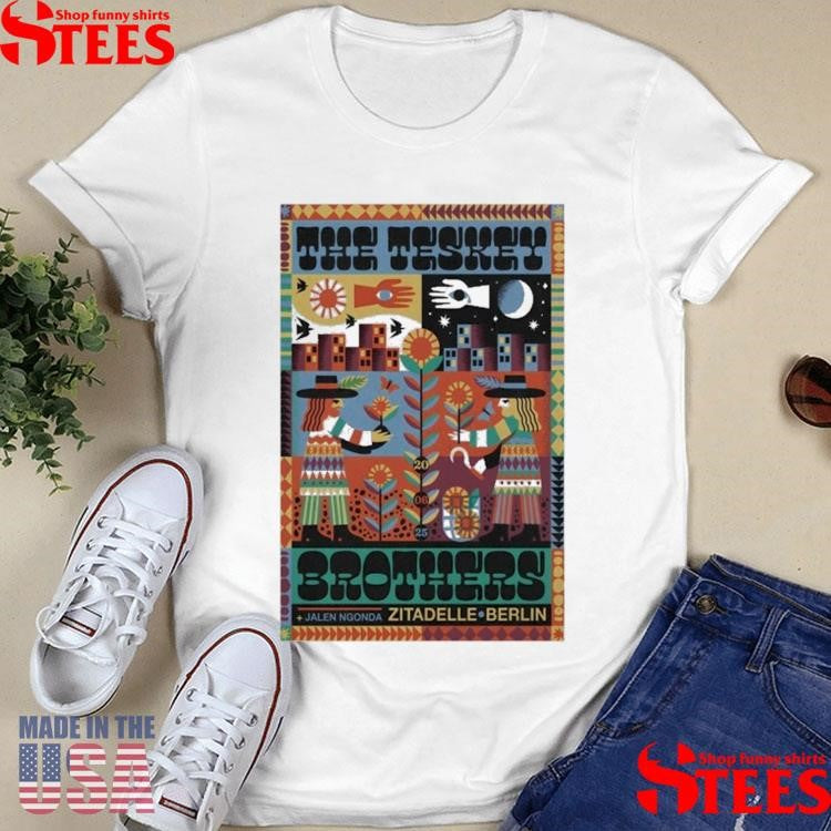 The Teskey Brothers June 20 2025 Jalen Ngonda Zitadelle Berlin Germany Concert T-shirt
