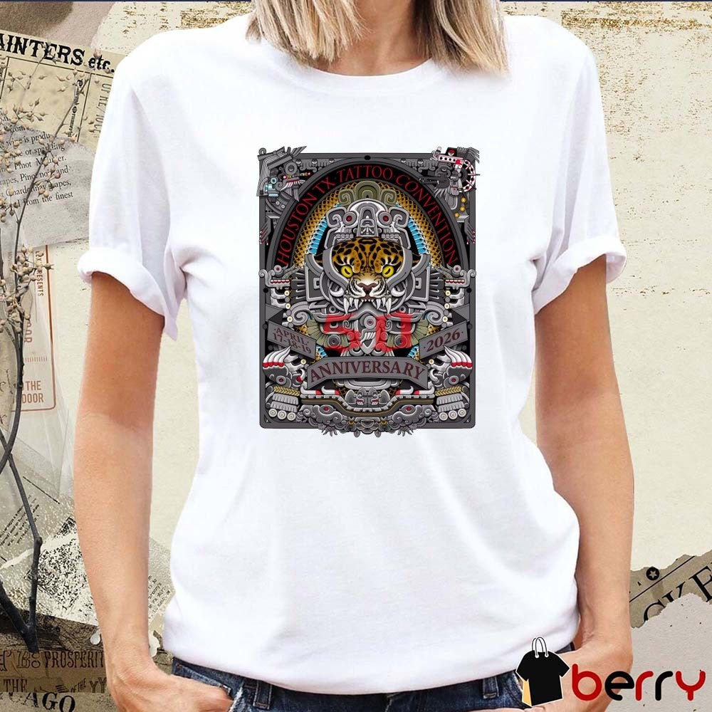 The Texas Tattoo Convention April 17-19, 2026 50th Anniversary Houston, Texas t-shirt