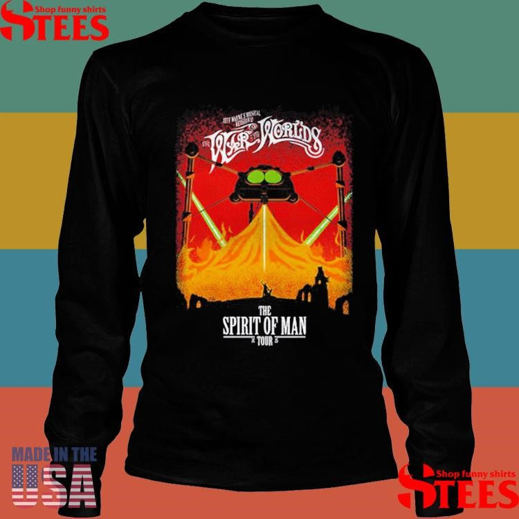 The War Of The Worlds Uk Spirit Of Man Tour 2025 Shirts