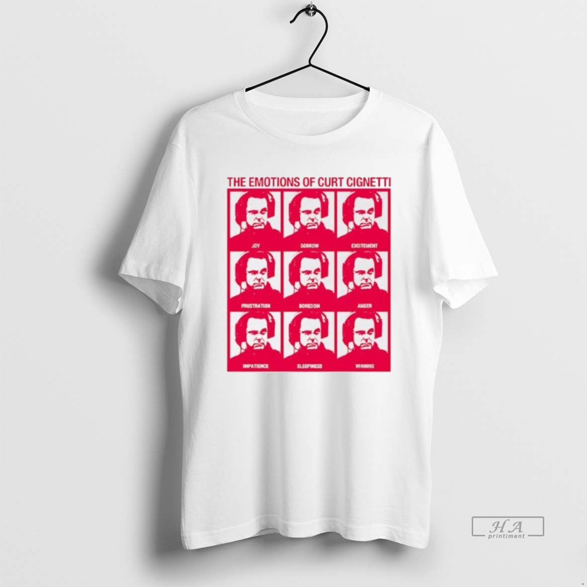 Official The Emotions Of Curt Cignetti Emotions T-Shirts, Hoodie, Sweatshirt | CiraTrend.com