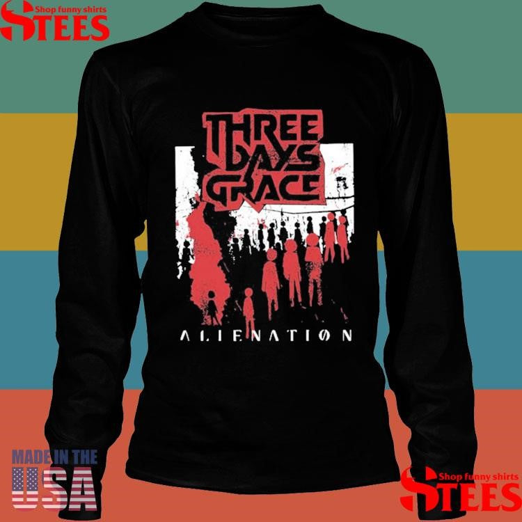 Three Days Grace Alienation 2025 Tour Shirts