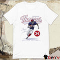 Thurman Thomas #34 Buffalo Football Signature Painting t-shirt