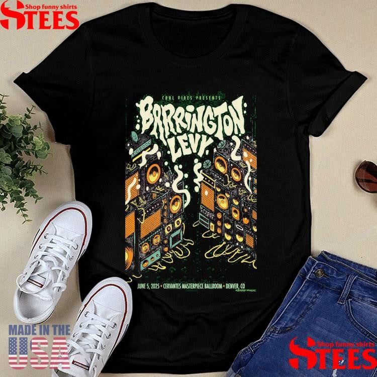Thursday 05 June 2025 Barrington Levy Tour Denver, Co T-shirt