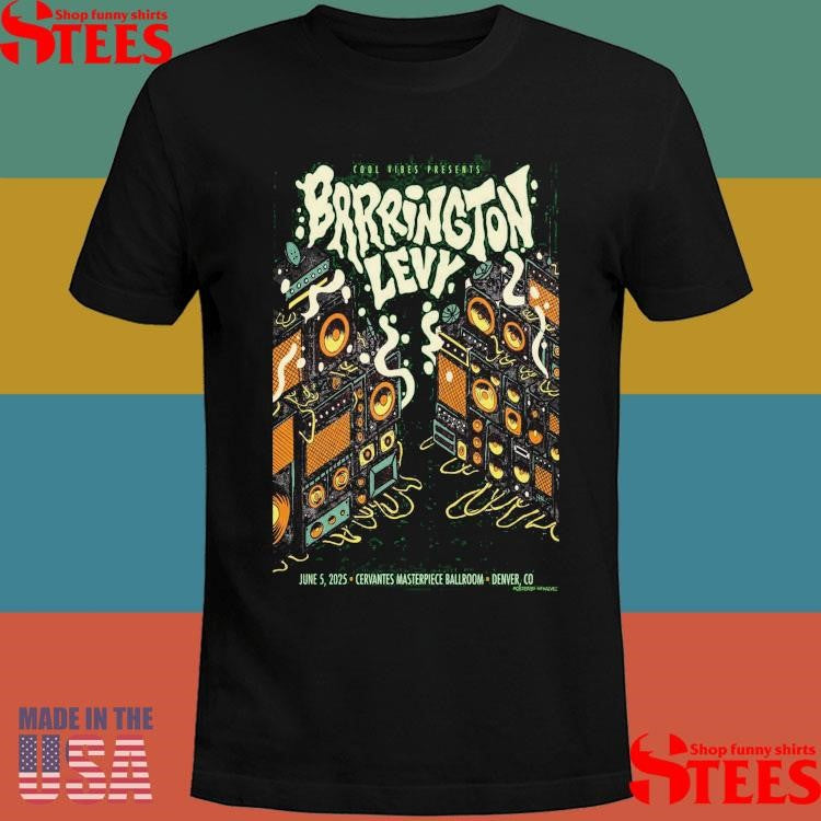 Thursday 05 June 2025 Barrington Levy Tour Denver, Co T-shirt