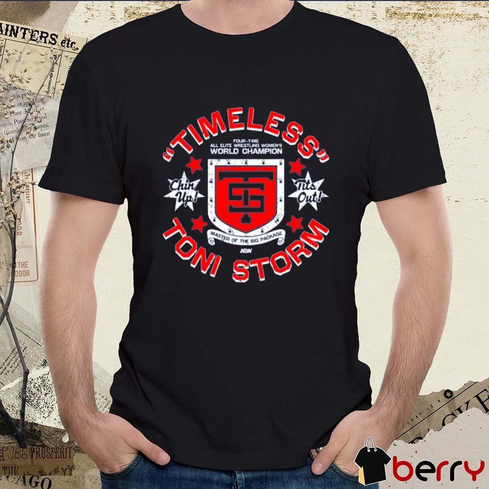 Timeless Toni Storm Four-time AEW Women’s World Champion Master Of The Big Package Vintage t-shirt