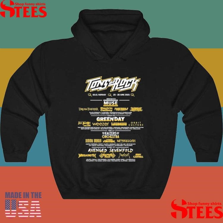 Tons Of Rock June 25-28 2025 Oslo Norway T-shirt