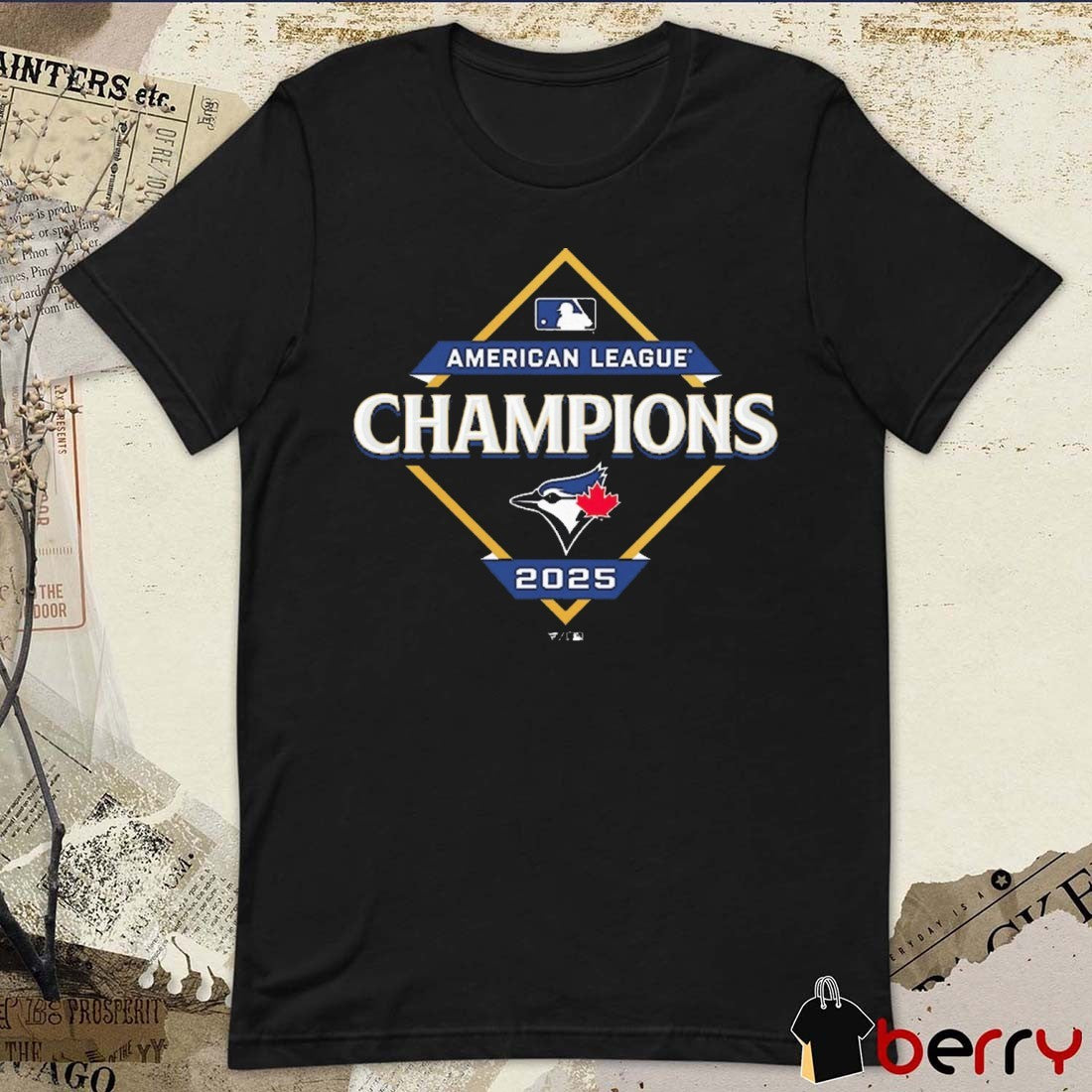 Toronto Blue Jays MLB 2025 American League Champions Locker Room t-shirt
