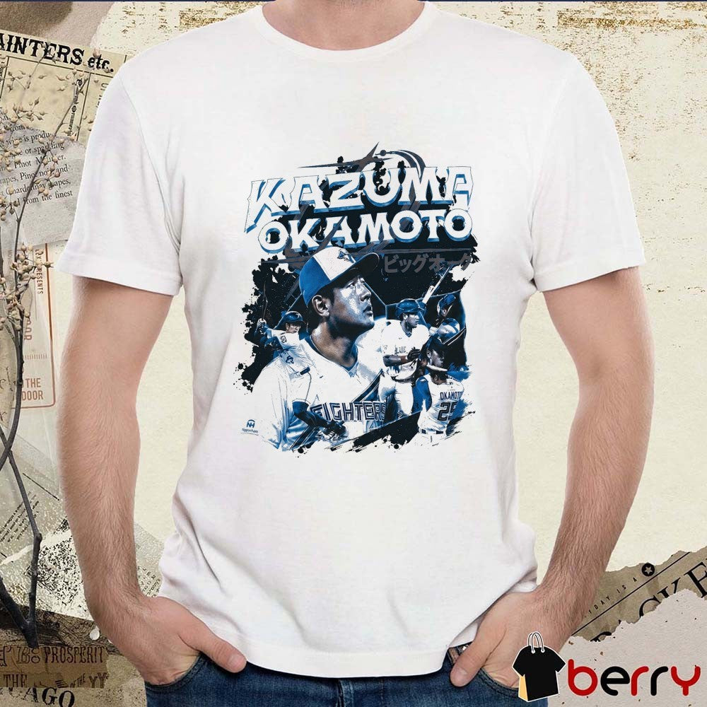 Toronto Blue Jays MLB Pop Up Tee 2026 Kazuma Okamoto Graphic t-shirt