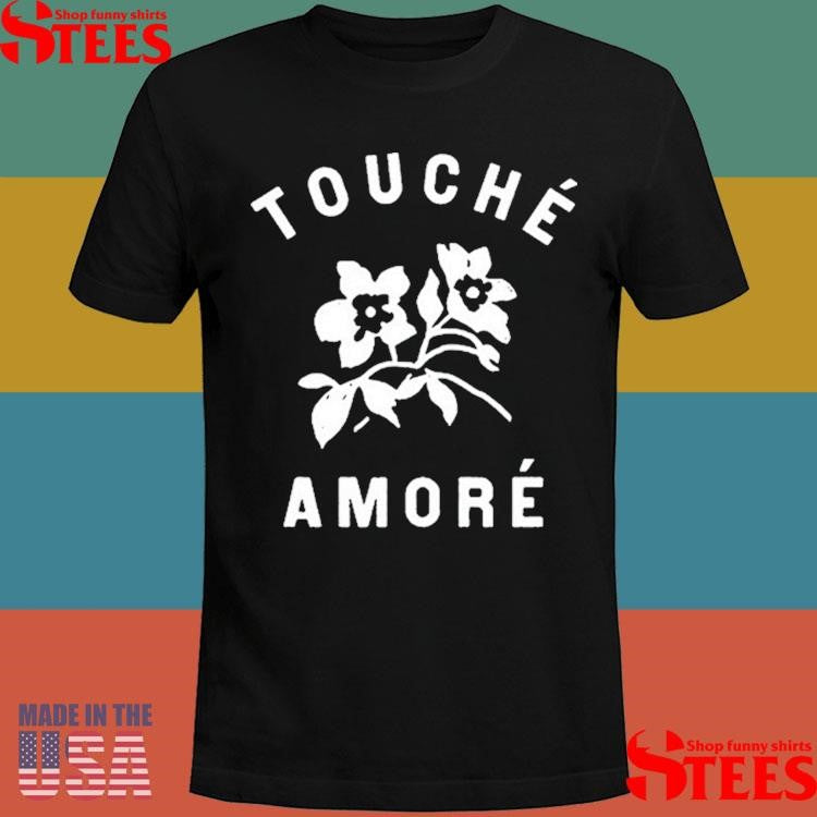 Touché Amoré It Was Time This Whole Time 2025 Navy T-shirt
