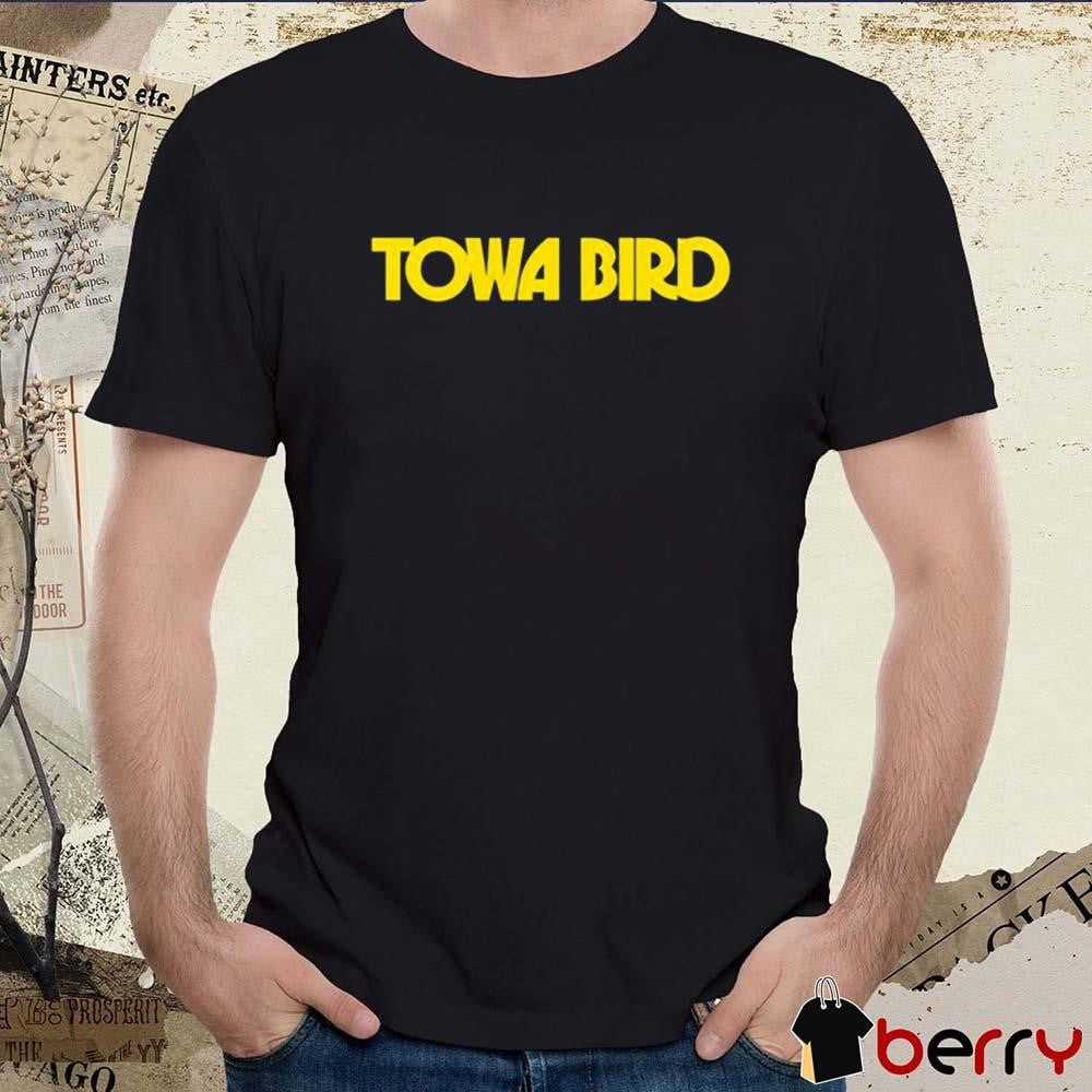 Towa Bird Wearing Towa Bird Rat Race Logo t-shirt
