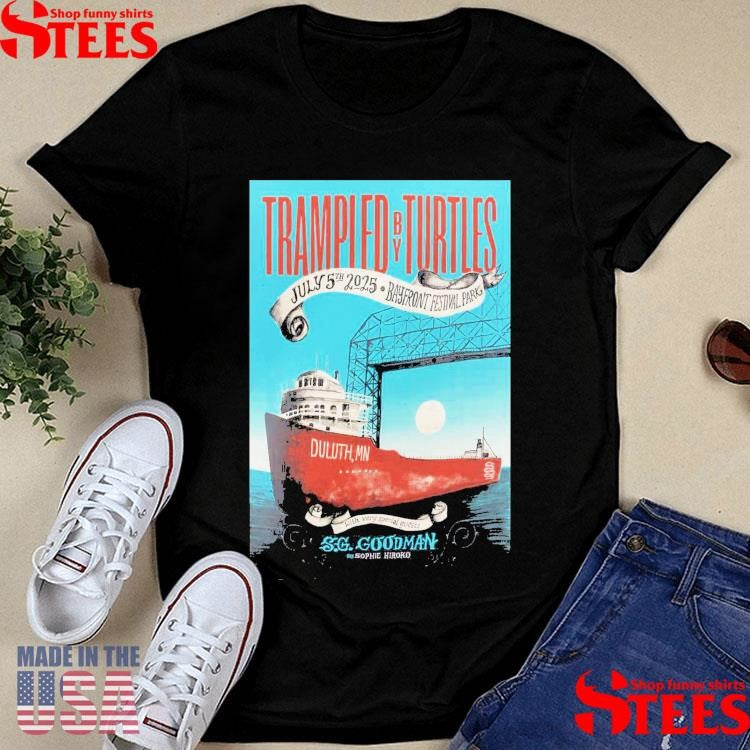 Trampled By Turtles Bayfront Festival Park-duluth, Duluth, Mn July 05 2025 T-shirt