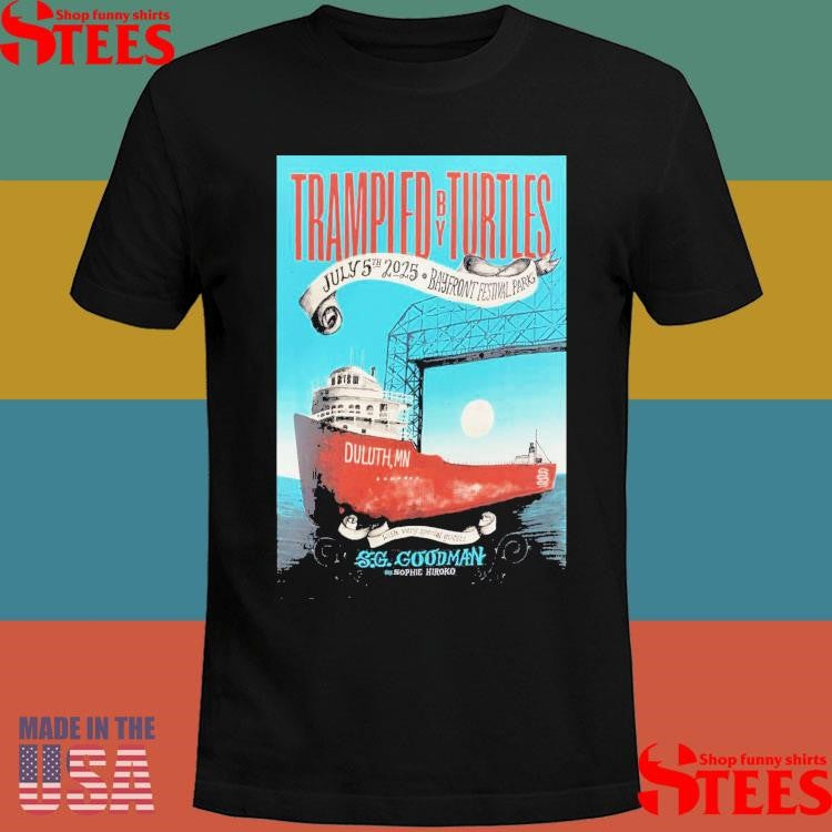 Trampled By Turtles Bayfront Festival Park-duluth, Duluth, Mn July 05 2025 T-shirt
