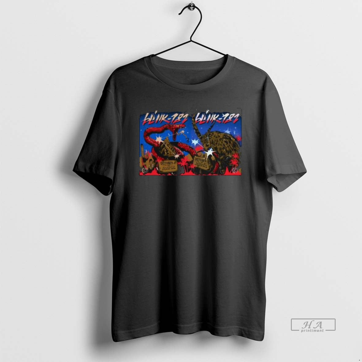 Official Trendy Blink 182 October 4 5 2025 In Palm Desert Ca Long Sleve Tee