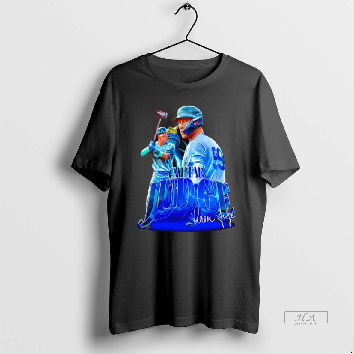 Official Trendy Captain Judge New York Yankees Aaron Judge Signature Graphic