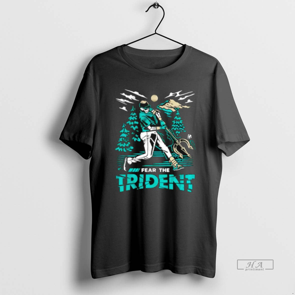 Official Trendy Seattle Mariners Fear The Trident Skeleton