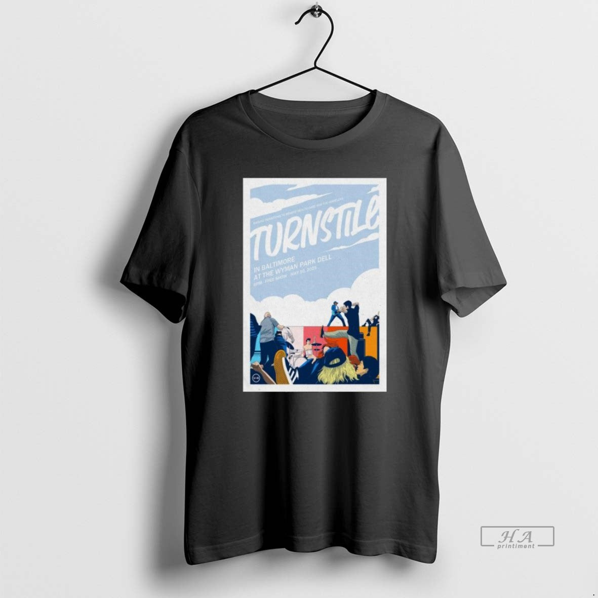 Official Trendy Turnstile May 10 2025 Wyman Park Dell Baltimore Maryland Long Sleve