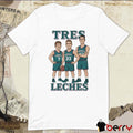 Tres Leches Charlotte Hornets Damion Baugh, Alonzo Mourning and Tre Mann Caricatures t-shirt