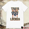 Tres Leches Indiana Fever Caitlin Clark, Sophie Cunningham and Lexie Hull Caricatures t-shirt