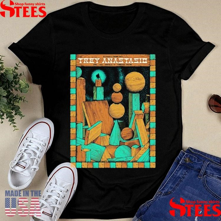 Trey Anastasio Tennessee Theatre April 1 2025 Knoxville, Tn Show Shirts