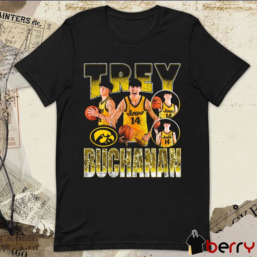 Trey Buchanan Iowa Hawkeyes 90s Graphic t-shirt