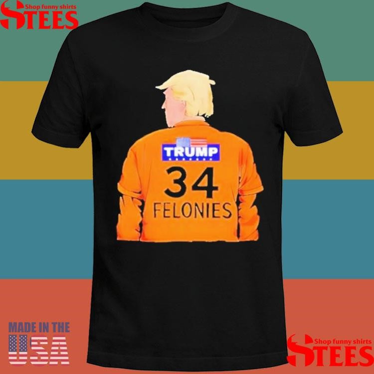 Trump 34 Felonies T-shirt