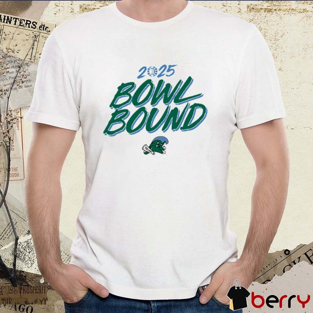 Tulane Green Wave football NCAA 2025 Bowl Bound Season t-shirt