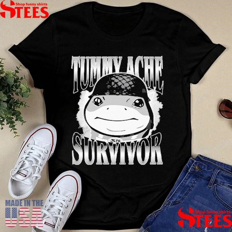 Tummy Ache Survivor Jeff The Land Shark Helmet Meme T-shirt