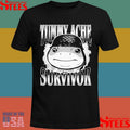 Tummy Ache Survivor Jeff The Land Shark Helmet Meme T-shirt