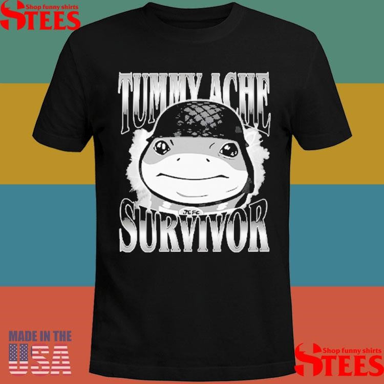 Tummy Ache Survivor Jeff The Land Shark Helmet Meme T-shirt