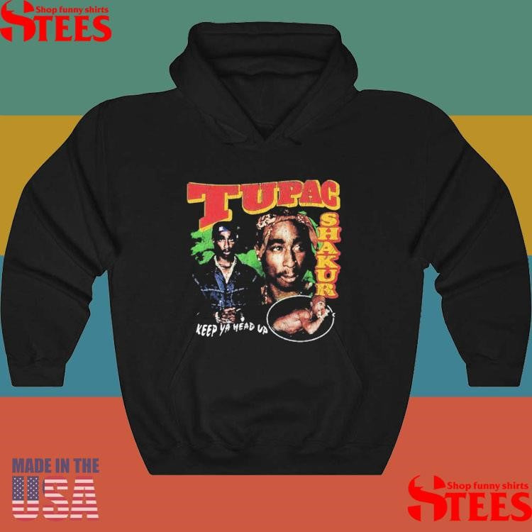Tupac Shakur Keep Ya Head Up Collage Shirts