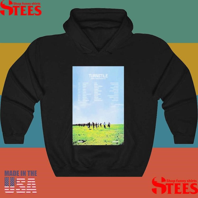 Turnstile Europe And United Kingdom 2025 Poster Shirts