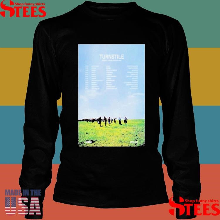 Turnstile Europe And United Kingdom 2025 Poster Shirts