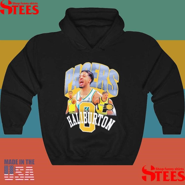 Tyrese Haliburton Navy Indiana Pacers Notorious 4.0 Shirts