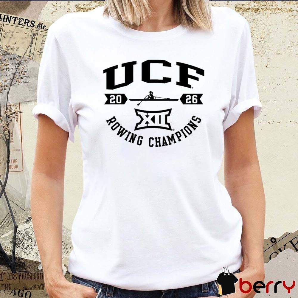 UCF Knights Big 12 Pop Up Tee 2026 Rowing Champions t-shirt