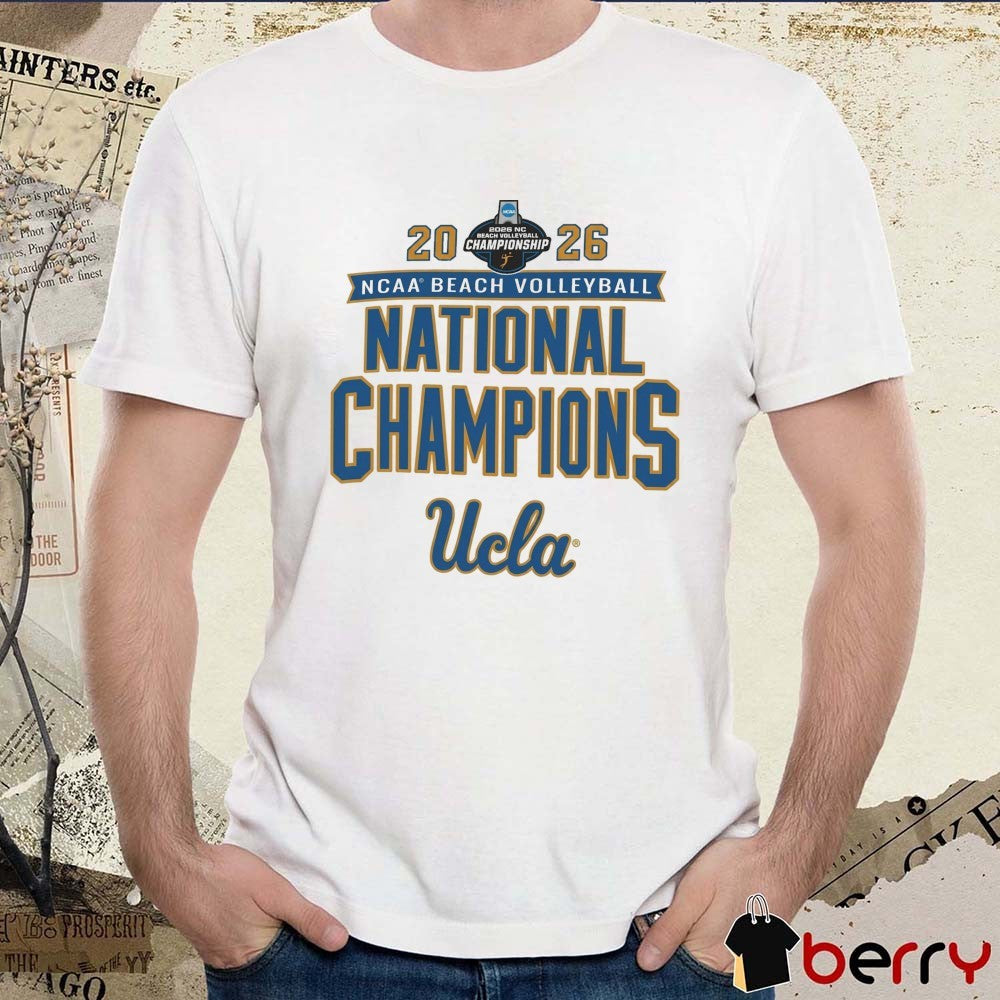 UCLA Bruins 2026 NCAA Beach Volleyball National Champions t-shirt