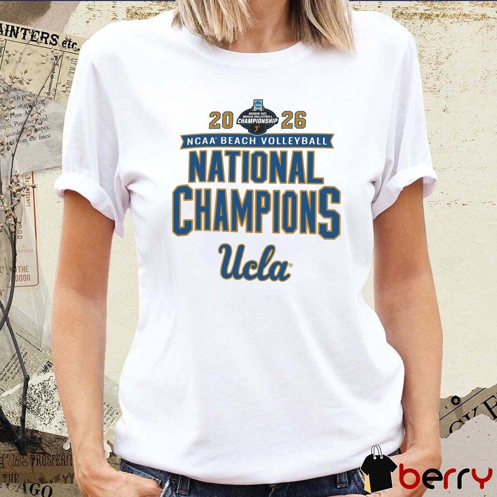 UCLA Bruins 2026 NCAA Beach Volleyball National Champions t-shirt
