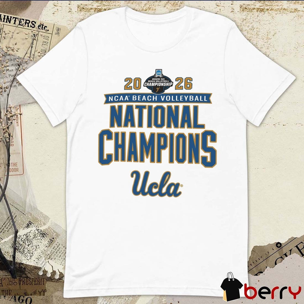 UCLA Bruins 2026 NCAA Beach Volleyball National Champions t-shirt