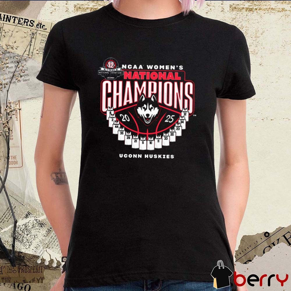 UConn Huskies NCAA Women’s Basketball National Champions Jersey Madness t-shirt