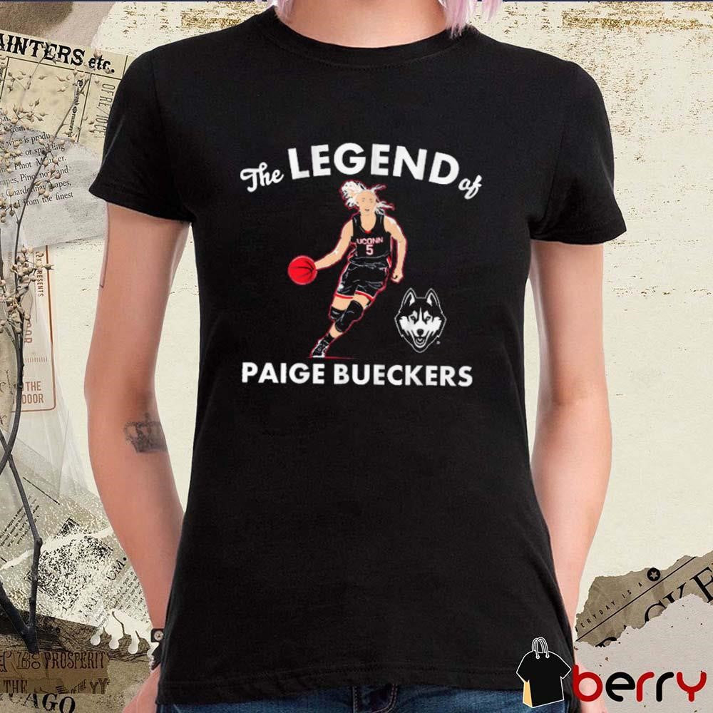 UConn Huskies The Legend of Paige Bueckers Graphic 2025 t-shirt