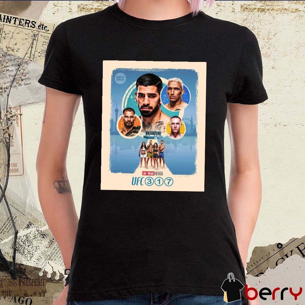 UFC 317 It’s Clobberin’ Time In Las Vegas Nevada Saturday June 28 2025 Poster t-shirt
