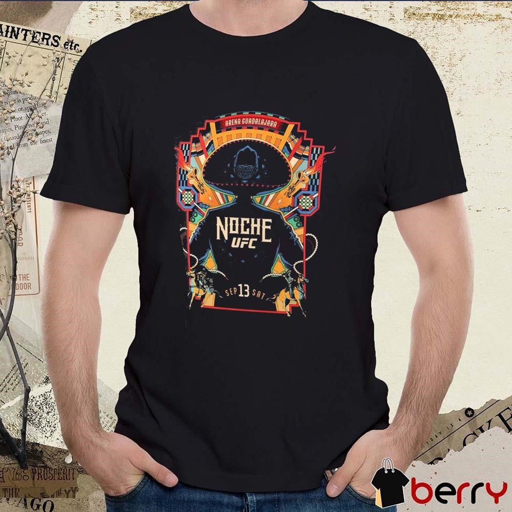 UFC 320 Arena Guadalajara in Guadalajara Mexico on September 13th 2025 Noche UFC Vintage Retro t-shirt