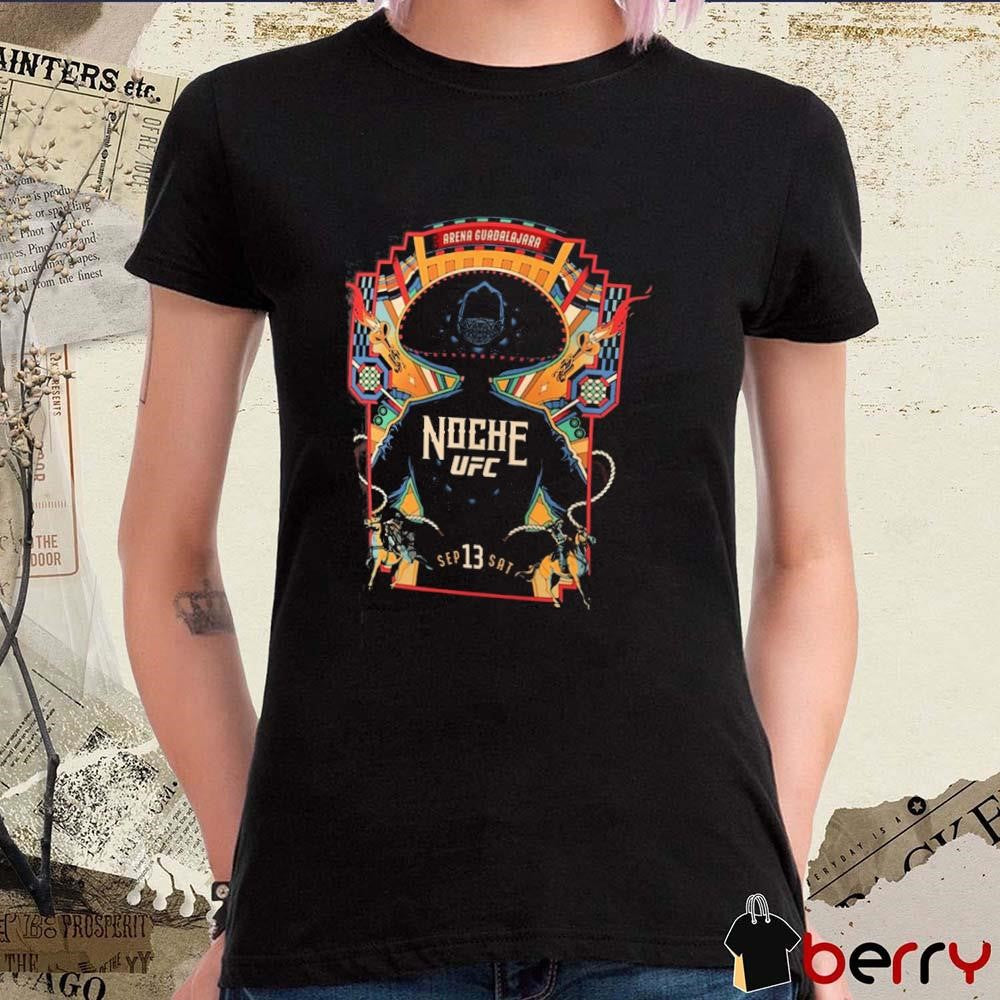 UFC 320 Arena Guadalajara in Guadalajara Mexico on September 13th 2025 Noche UFC Vintage Retro t-shirt