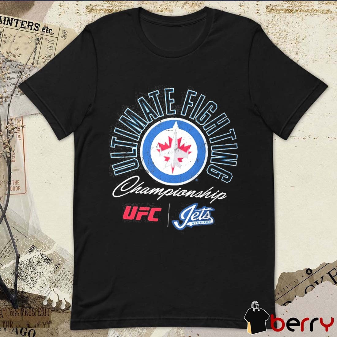 UFC Canada x Winnipeg Jets Hockey Team 2026 t-shirt