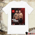 UFC Fight Night Rakic Vs Tybura Heavyweight Bout August 1 2026 Poster t-shirt