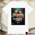 UFC White House Featherweight Bout Vs Lopes 3 June 14 2026 Poster t-shirt