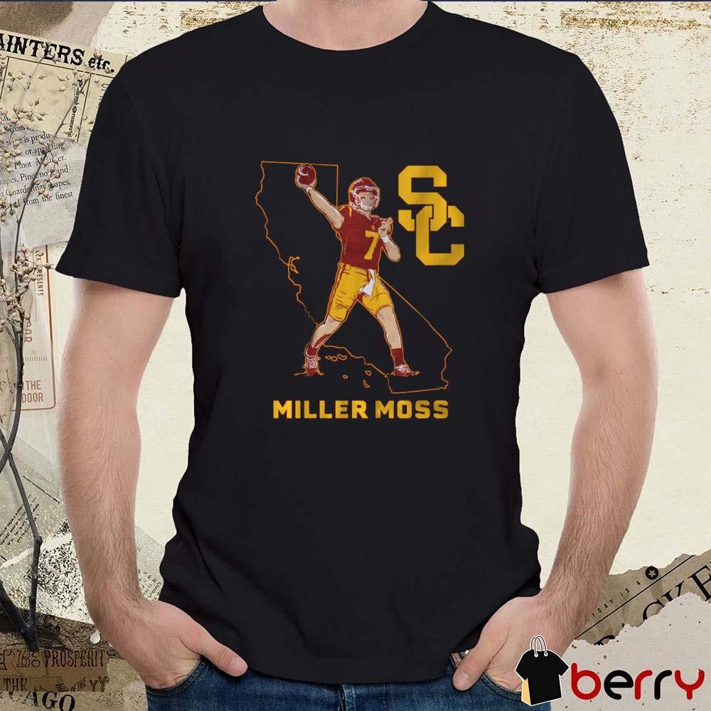 USC Trojans Football Miller Moss State Star t-shirt