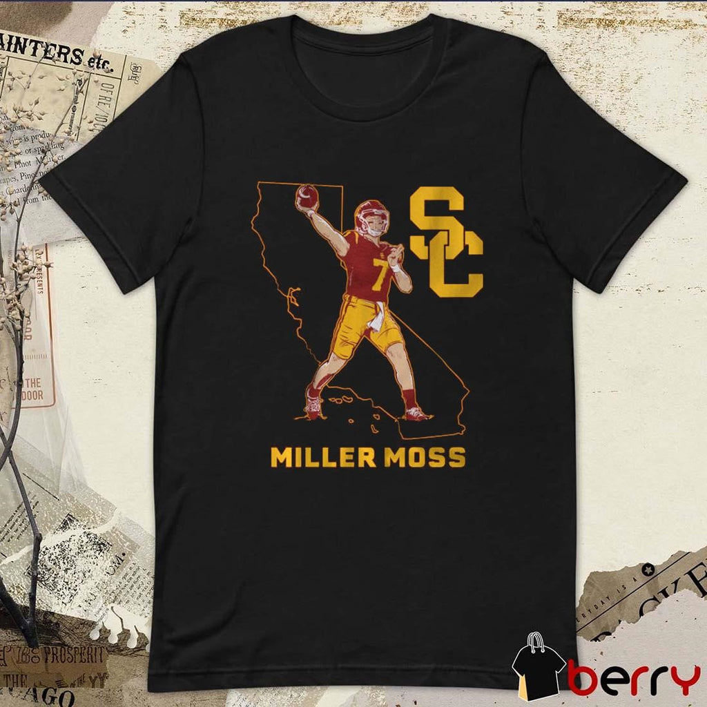 USC Trojans Football Miller Moss State Star t-shirt