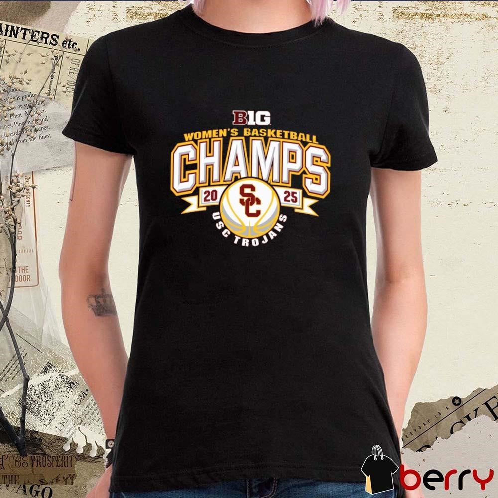 USC Trojans NCAA 2025 Women’s Regular Season Champions Big Ten Locker Room t-shirt
