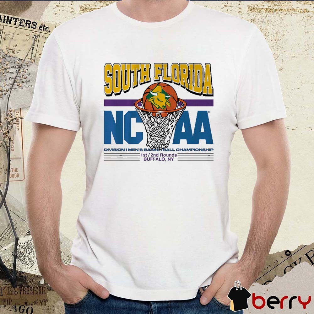 USF Bulls MBB 2026 NCAA Division I Men’s Basketball Championship Tournament Buffalo NY Retro Vibes t-shirt